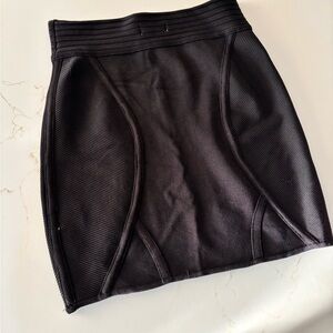 LARK Body Con High Waist Mini Shirt